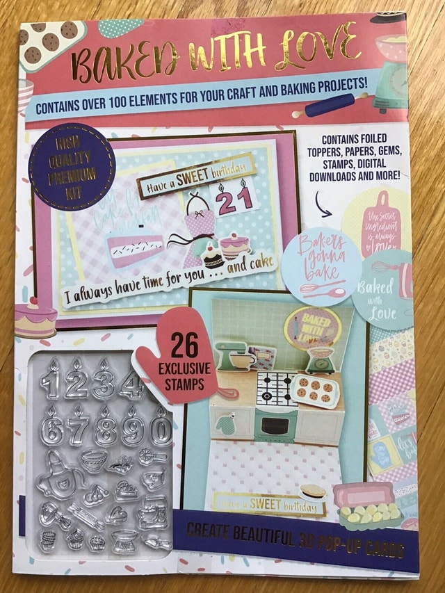 Baked With Love card making kit