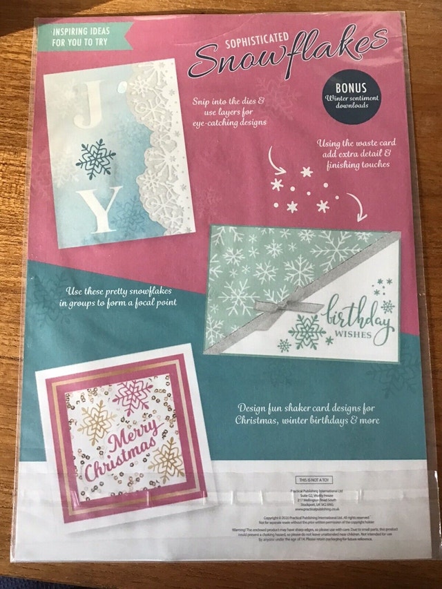 Sophisticated Snowflakes 4 piece card making die set - photo 2