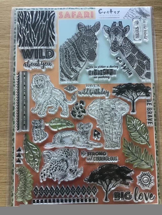 Safari Stamp and Embossing Folder Set - photo 2