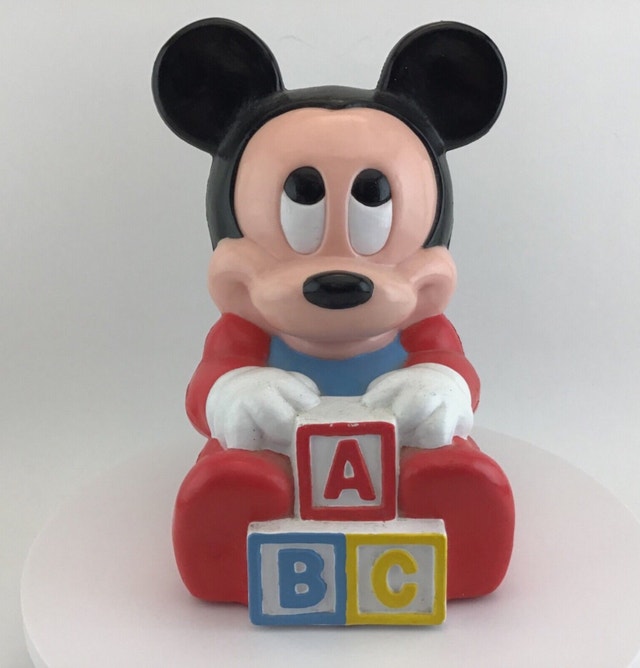 Vintage Baby Mickey Mouse Bank