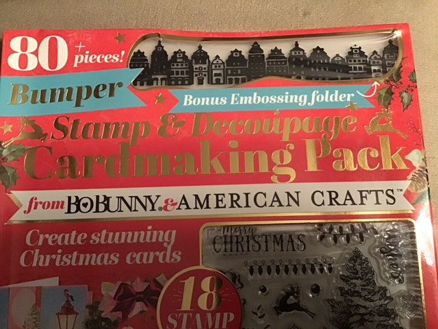 Bumper Christmas Stamp & Decoupage Cardmaking Pack - photo 4