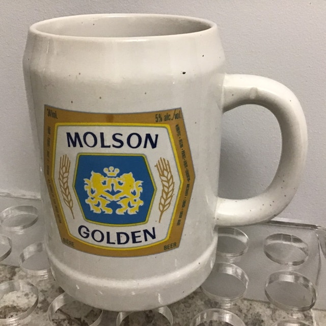 Vintage Molson Golden Octoberfest Mug from 1985