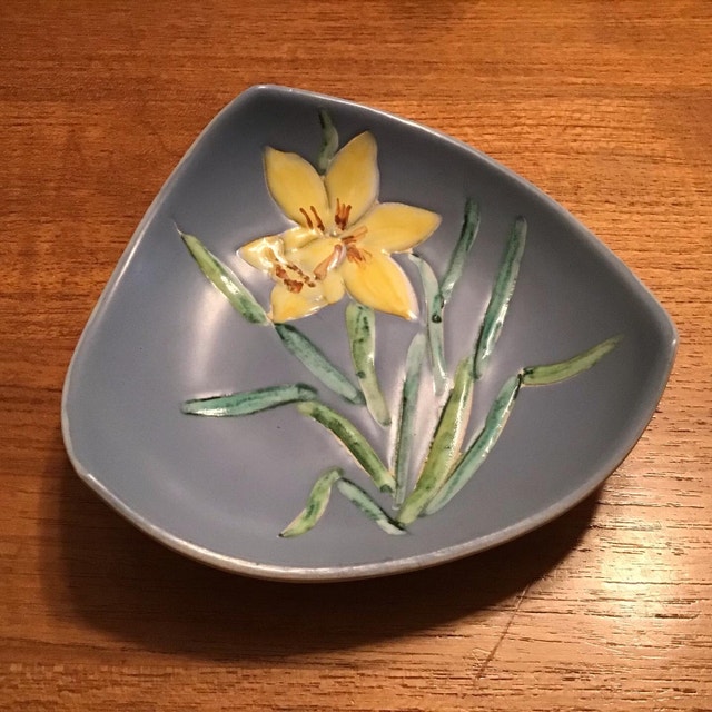 Vintage Herta Daffodil Trinket Dish