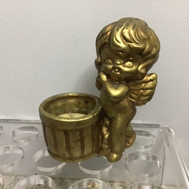 Vintage Angel Candle Holder