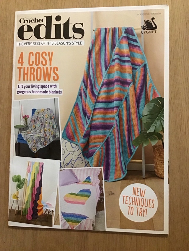 Four Cosy Throws Crochet Patterns