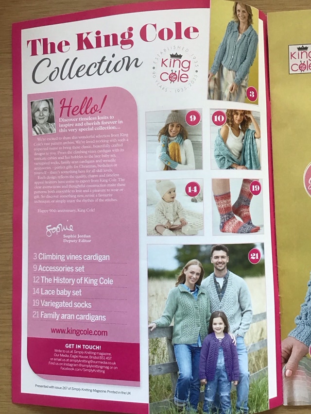 The King Cole Collection Knitting Patterns and Tension Square - photo 4