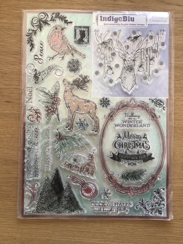 Vintage Christmas Stamps and Stencils by IndigoBlu - photo 2