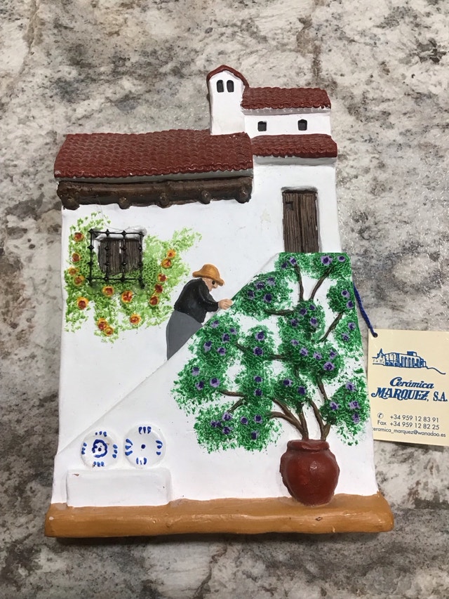 Terracotta Wall Hanging from Ceramica Marquez