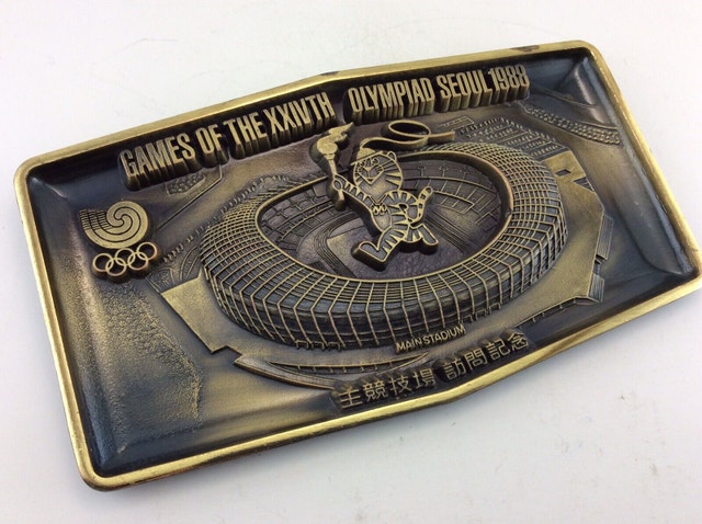 Vintage 1988 Seoul Olympic plaque