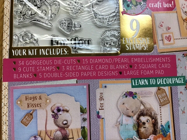 Comfort Blankets Decoupage & Stamp Card Kit - photo 2