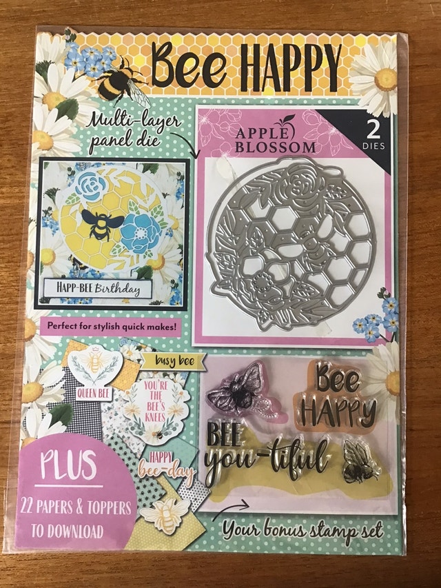 Bee Happy Craft Die and Stamp Set