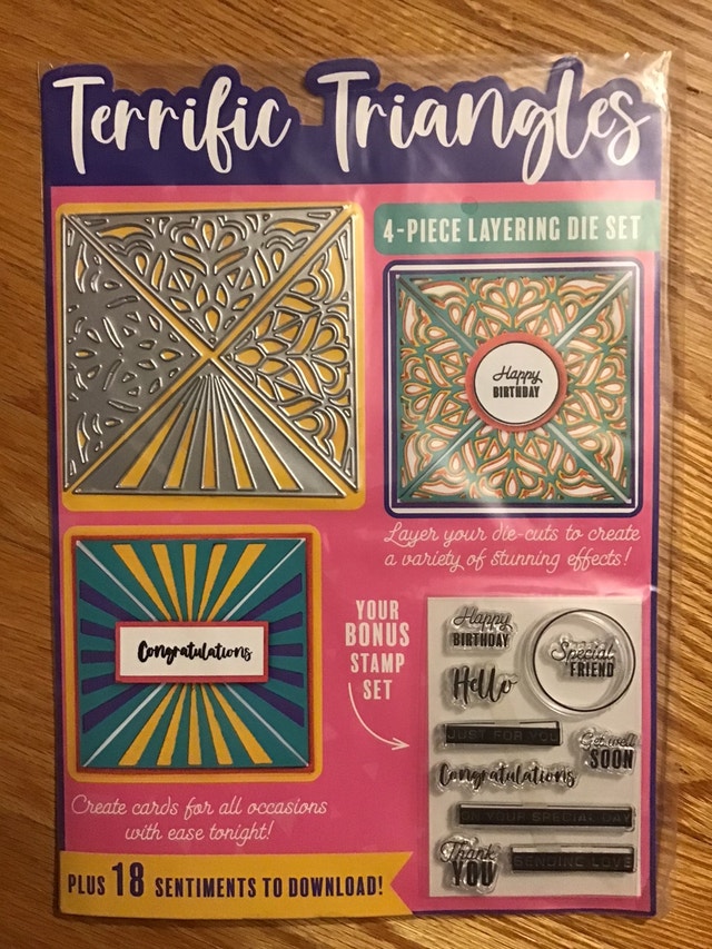 Terrific Triangles 4 Piece Layering Die Set