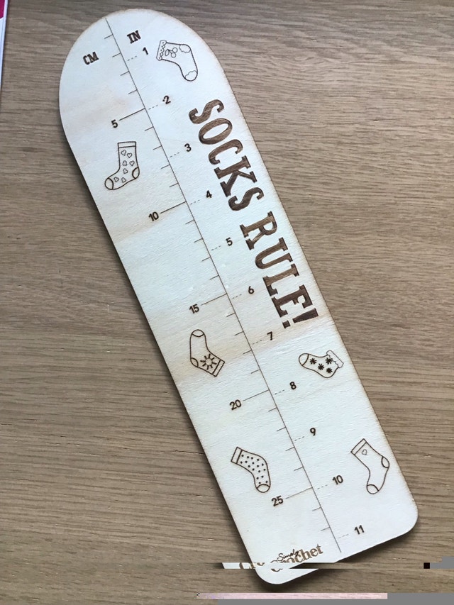 Crochet Sock Patterns and Sock Ruler - photo 3