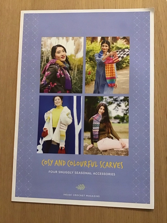 Cozy and Colourful Scarves Crochet Pattern Booklet