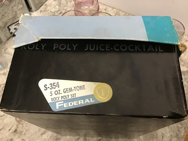Vintage Federal Glass Roly Poly Glasses - photo 3