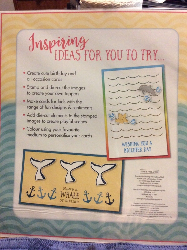 Whale of a Time die and stamp set - photo 2