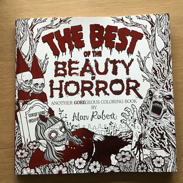 The Best of the Beauty of Horror Colouring Book