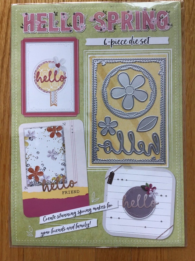 Hello Spring 6 piece die set