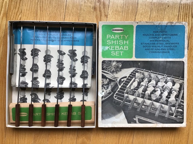 Vintage Androck Party Shish Kabob Set
