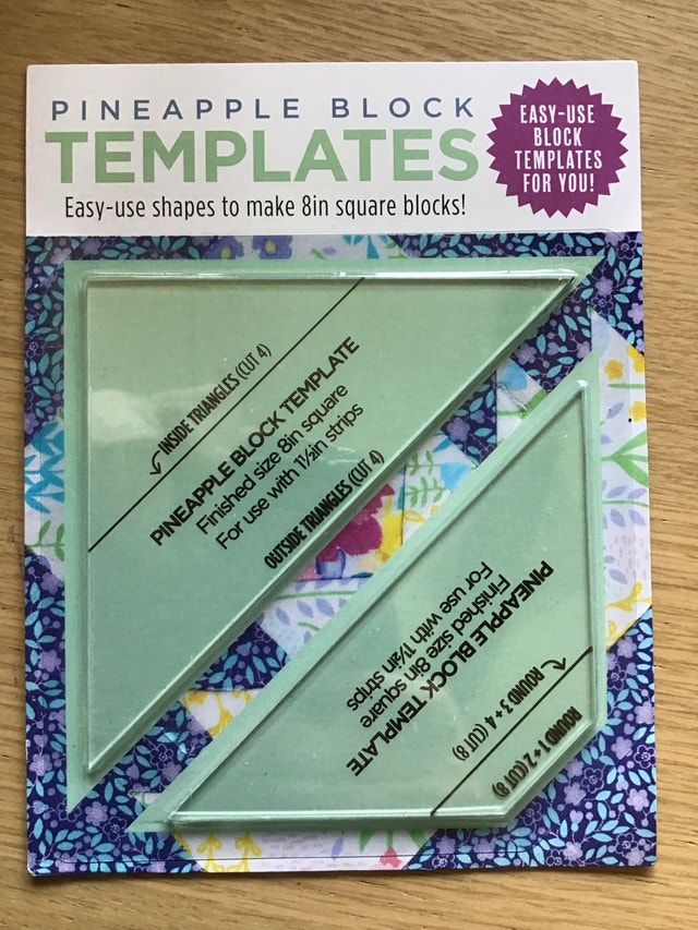 Pineapple Block Templates for Quilting
