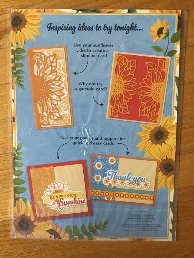 Stunning Sunflower One Cut Panel Die 4 Piece Die Set - photo 2