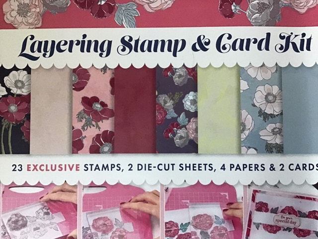 Full Bloom Layering Stamp and Card Kit - photo 2