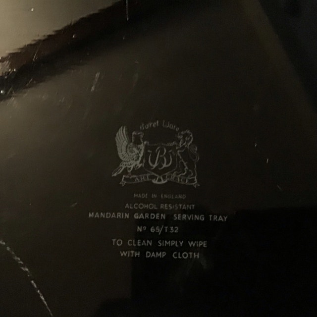 Vintage Baret Ware Serving Tray - photo 2