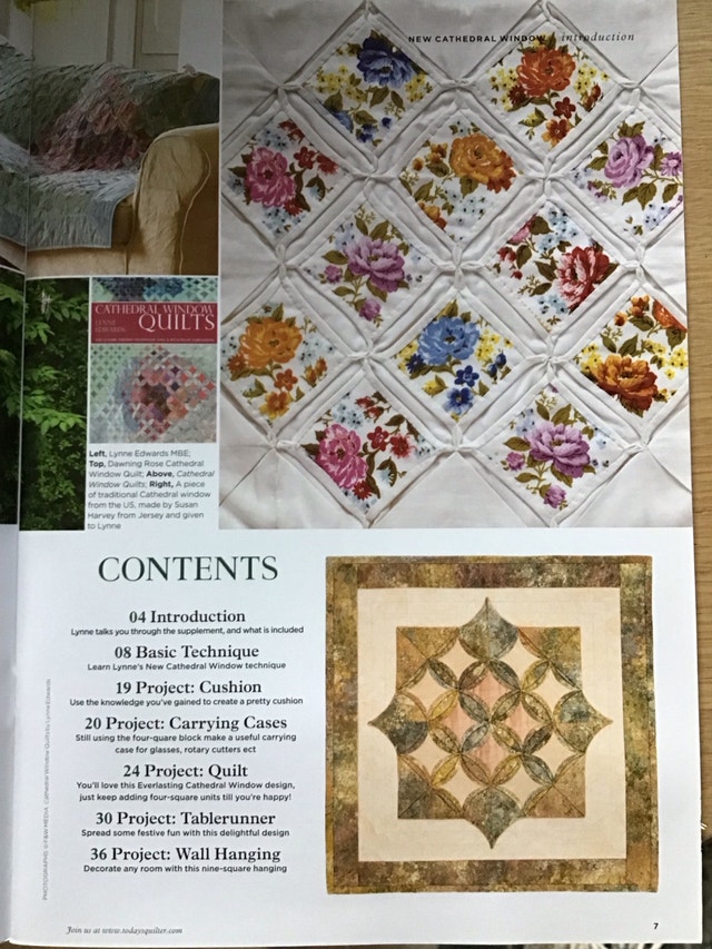 New Cathedral Window Quilting Patterns by Lynne Edwards - photo 2