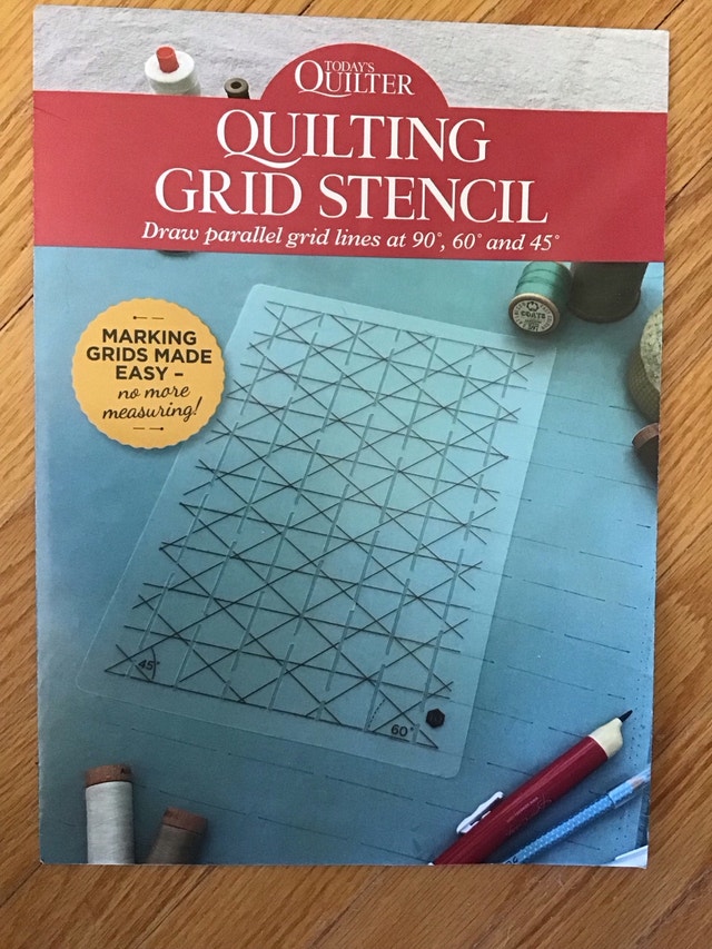 Quilting Grid Stencil