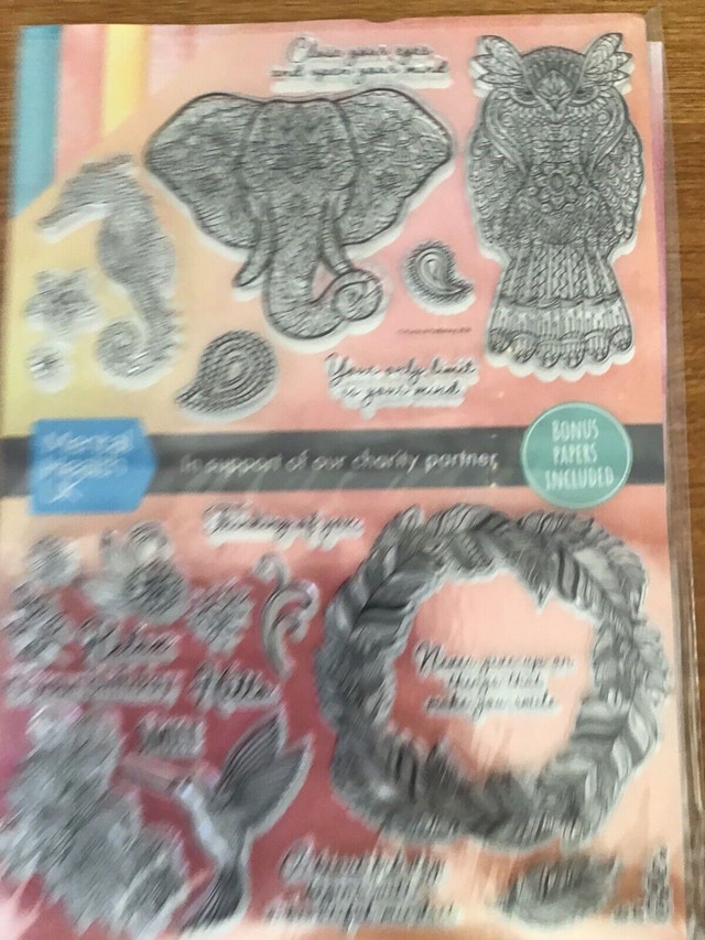 Mandala stamp and paper set - photo 2