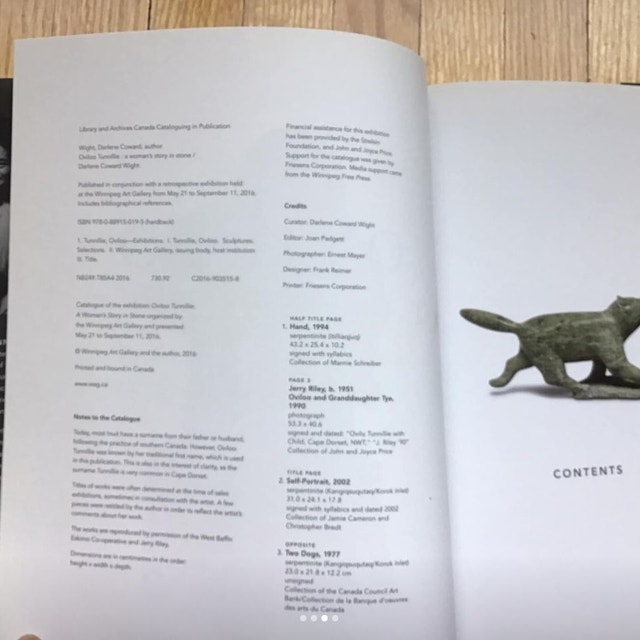 Oviloo Tunnillie A Woman’s Story in Stone - Inuit Art Book - photo 3