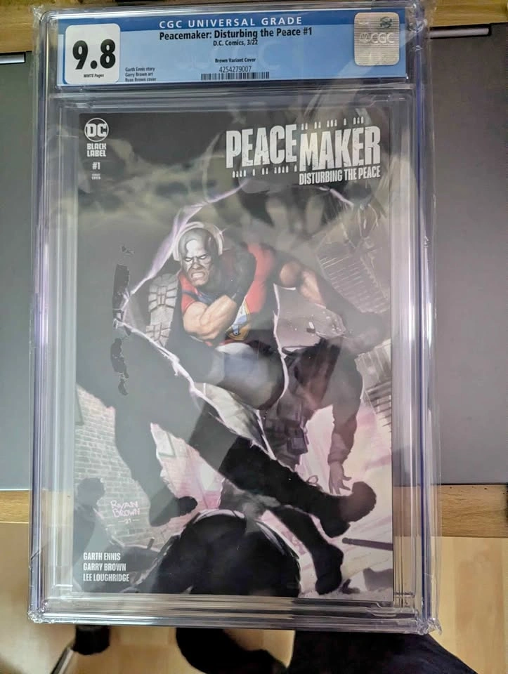 Peacemaker: Disturbing the Peace #1 CGC 9.8 (Ryan Brown 1:25 Var