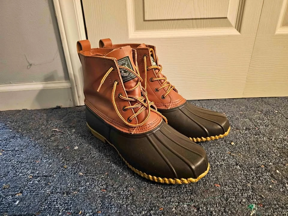 Bass Duck Boots Size 12D EUC Weather Rain Shoes