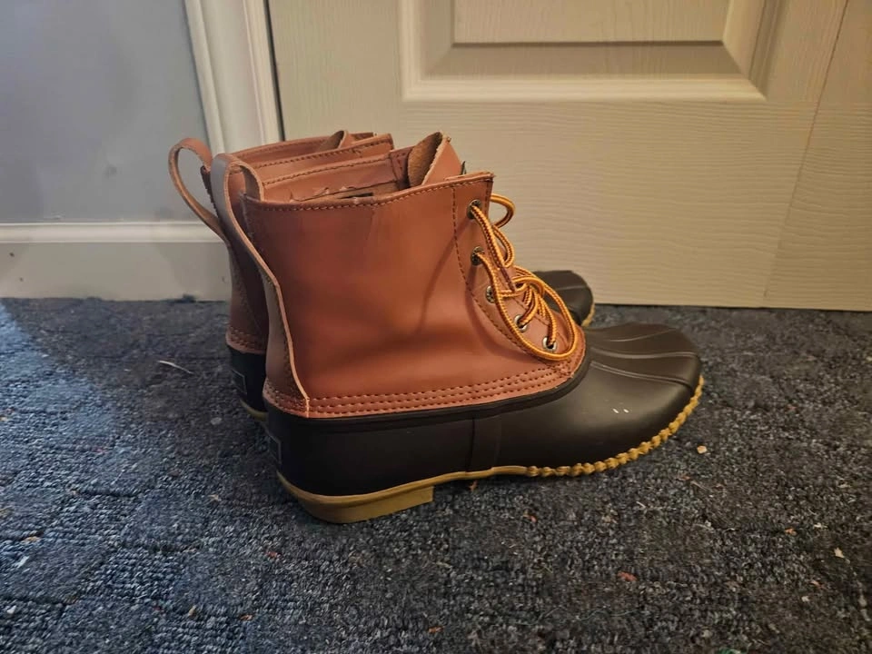 Bass Duck Boots Size 12D EUC Weather Rain Shoes - photo 2