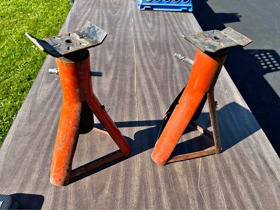 Vintage Jack Stands For Decor or Use at Your Own Risk