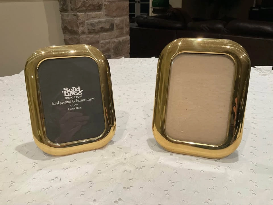 Picture Frames Brass Vintage PAIR - photo 4