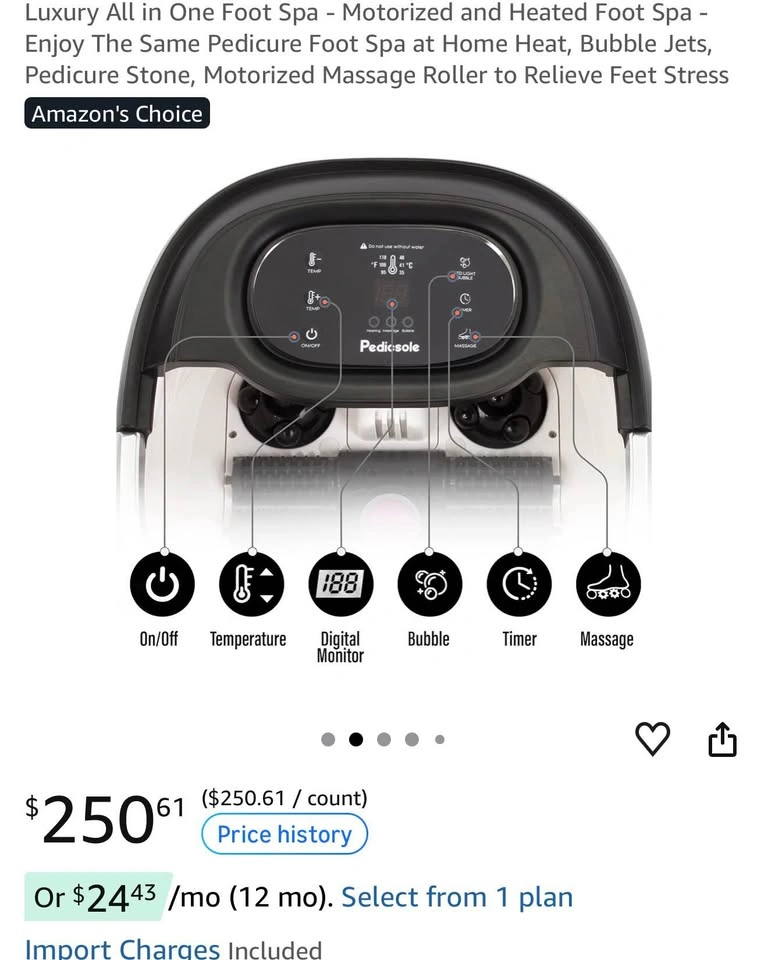 Luxury foot massager and spa - photo 2