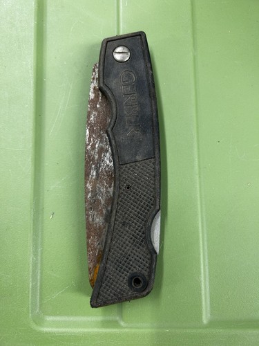 Vintage Gerber Folding Hand Saw Knife Lock Back Made In USA - photo 2