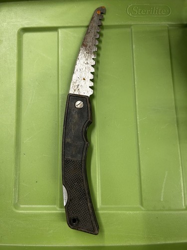 Vintage Gerber Folding Hand Saw Knife Lock Back Made In USA - photo 4