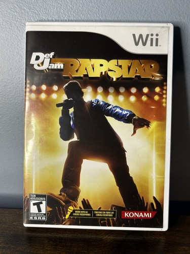 Def Jam Rapstar (Nintendo Wii Game, 2010) Mint Disc