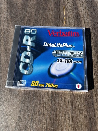 Verbatim DataLifePlus CD-R 80 Min 700MB Premium Tech Azo Blue