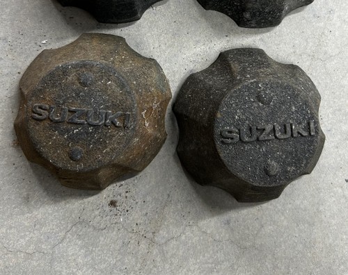 91-02 Suzuki King Quad 300 Oem Wheel Rim Center Hub Caps