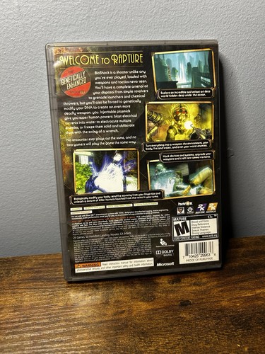 BioShock (Xbox 360, 2007) Complete w/ Manual - Tested - photo 2