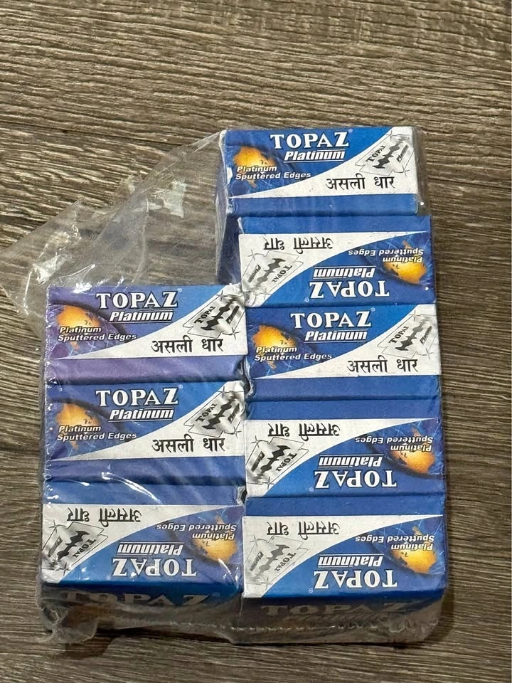 Topaz sword double edge razor blades 370 pieces