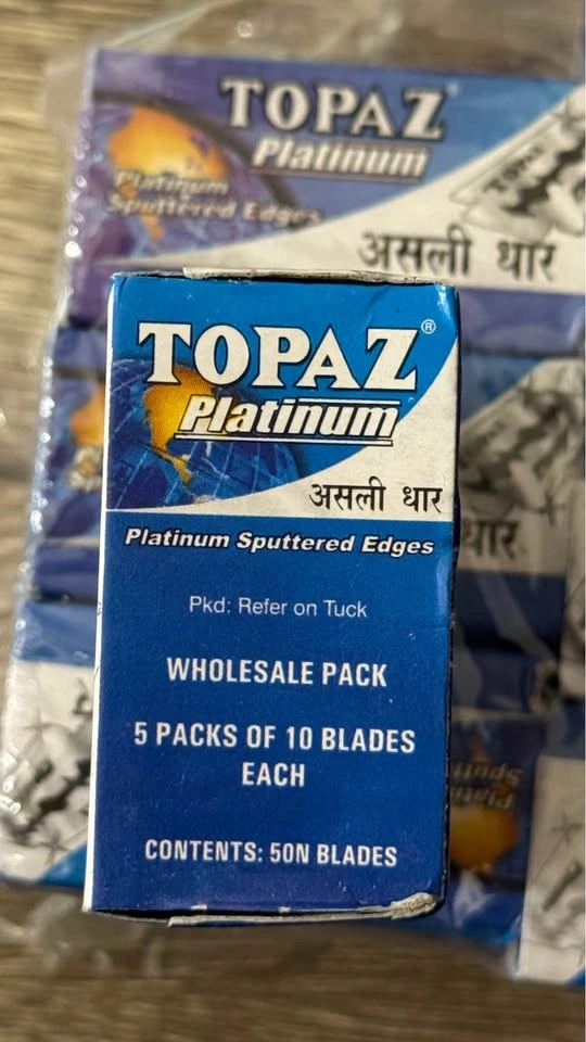 Topaz sword double edge razor blades 370 pieces - photo 2