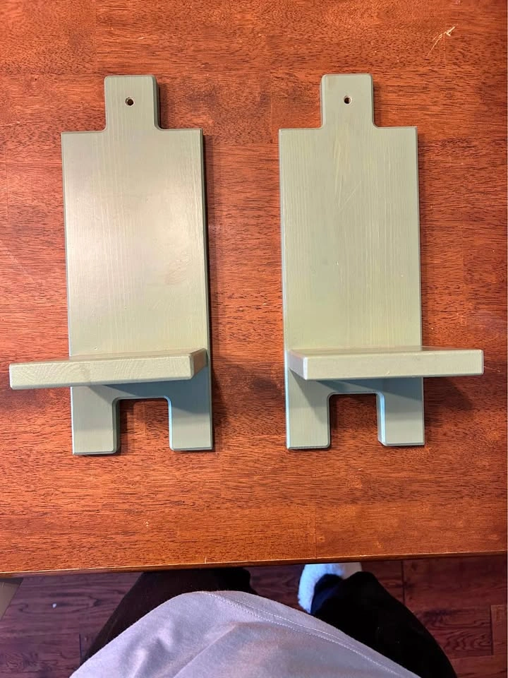 IKEA Green Wall Shelves - Set of 2