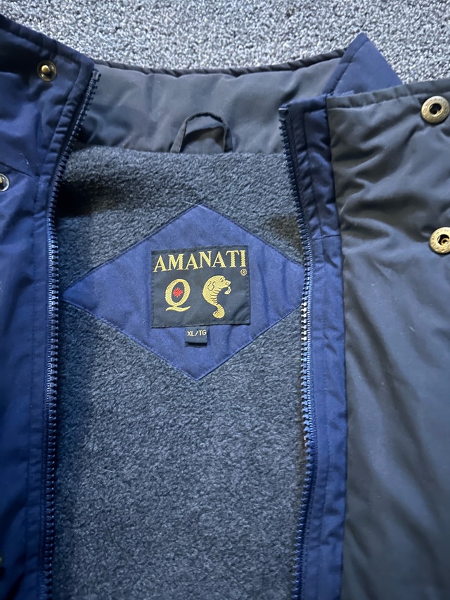90s Amanati embroidery Edcon power tongs, fleece lined jacket - photo 4