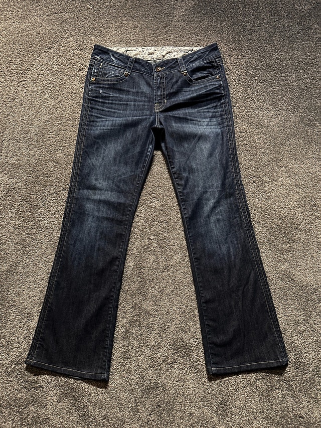woman’s vintage made in USA tag+ bootcut jeans size 31