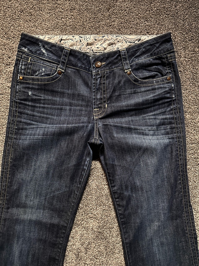 woman’s vintage made in USA tag+ bootcut jeans size 31 - photo 2