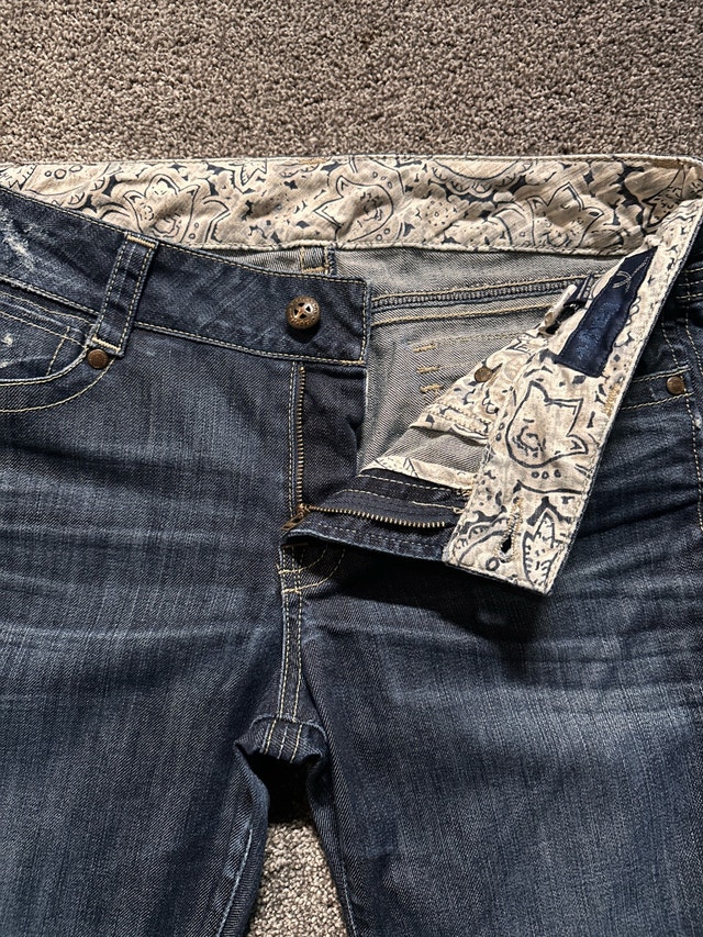 woman’s vintage made in USA tag+ bootcut jeans size 31 - photo 3